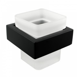 Omar Nero Black and White Toothbrush Holder Tumbler Holder Omar Nero Black and White Toothbrush Holder Tumbler Holder